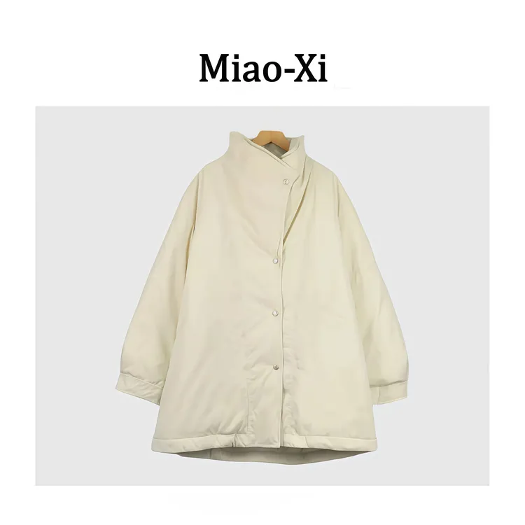 妙兮·LL冬季新款时尚休闲简约宽松90白鹅绒羽绒服*20253048