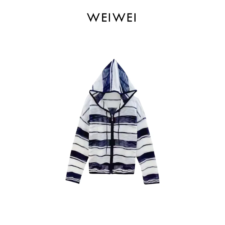 梦境江南丨竹节麻100夏季薄款气质洋气百搭针织衫开衫外套女5336