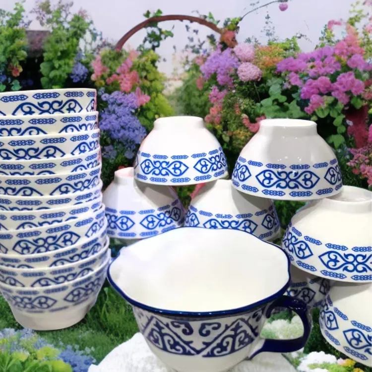 哈萨克奶茶碗5寸20个一个奶子碗