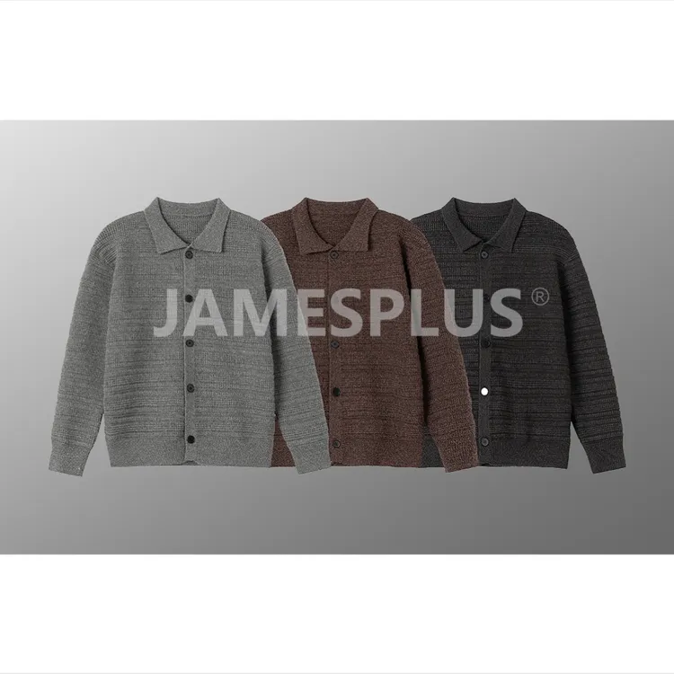 老钱风880gcleanfit复古开衫毛衣百搭潮牌短宽上衣jrmm40