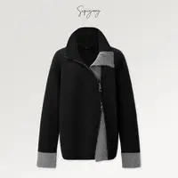 SIQIYOUNG【Maggie精选】安特卫普-解构主义不对称拉链羊绒针织衫