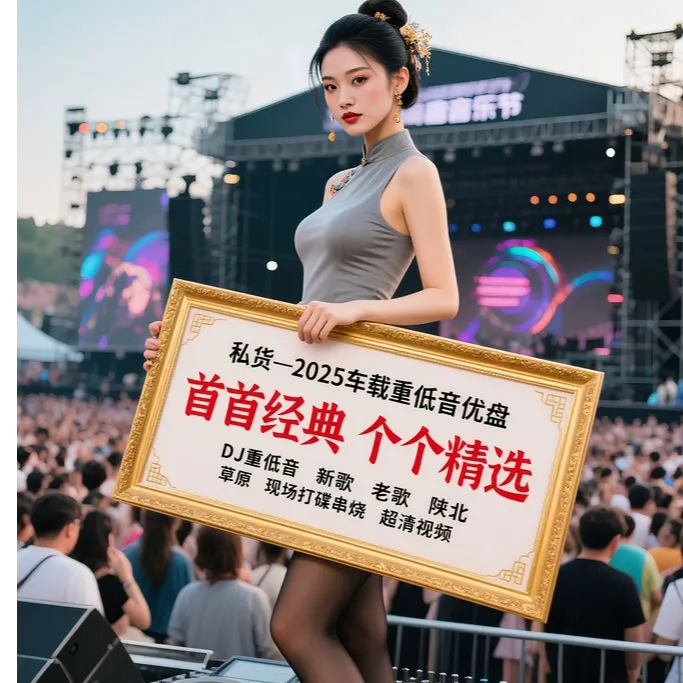 张强网络工作室车载音乐优盘 重低音车载优盘