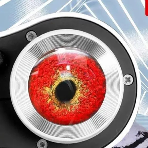 高清鸽眼放大镜带LED灯全金属看布料高倍刻度专用鸽子显微镜商品图