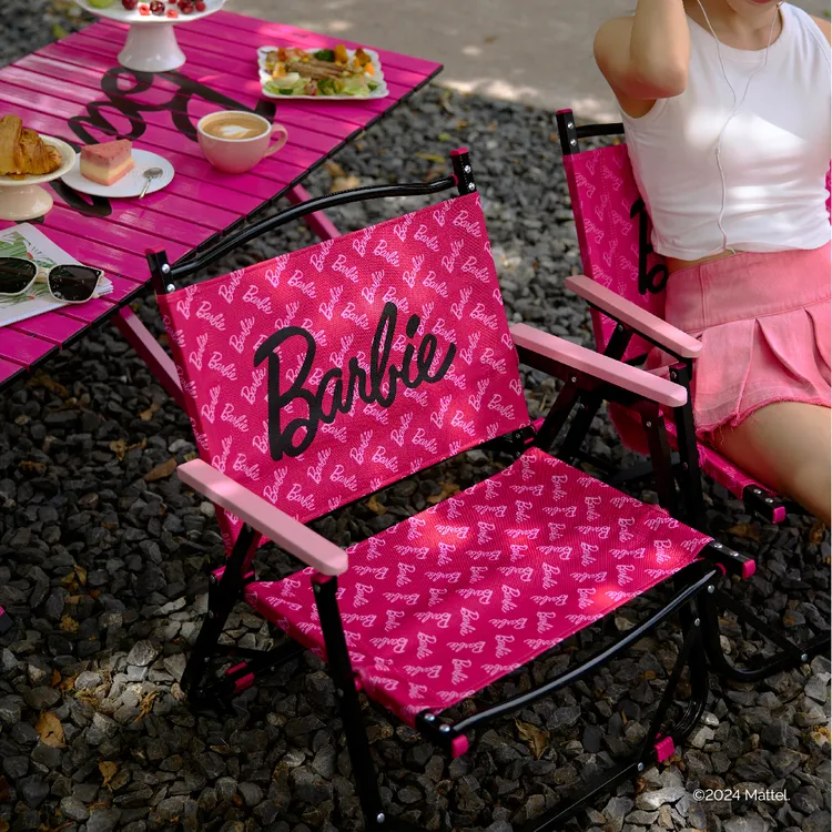 原始人芭比克米特椅户外折叠野餐椅便携桌椅沙滩椅躺椅露营椅子