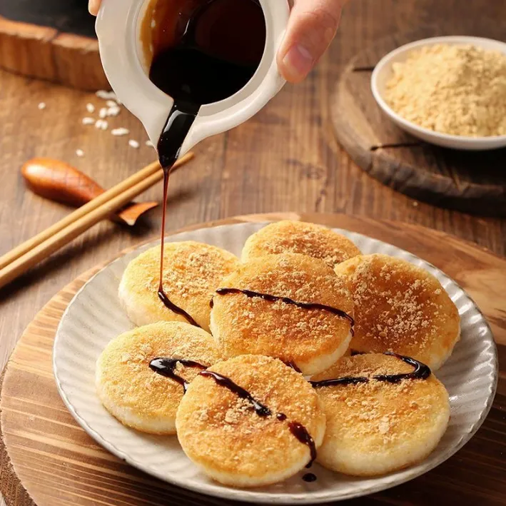 纯糯米糍粑土家油煎粑粑煎年糕正宗手工手打糍粑湖南贵州特产包邮