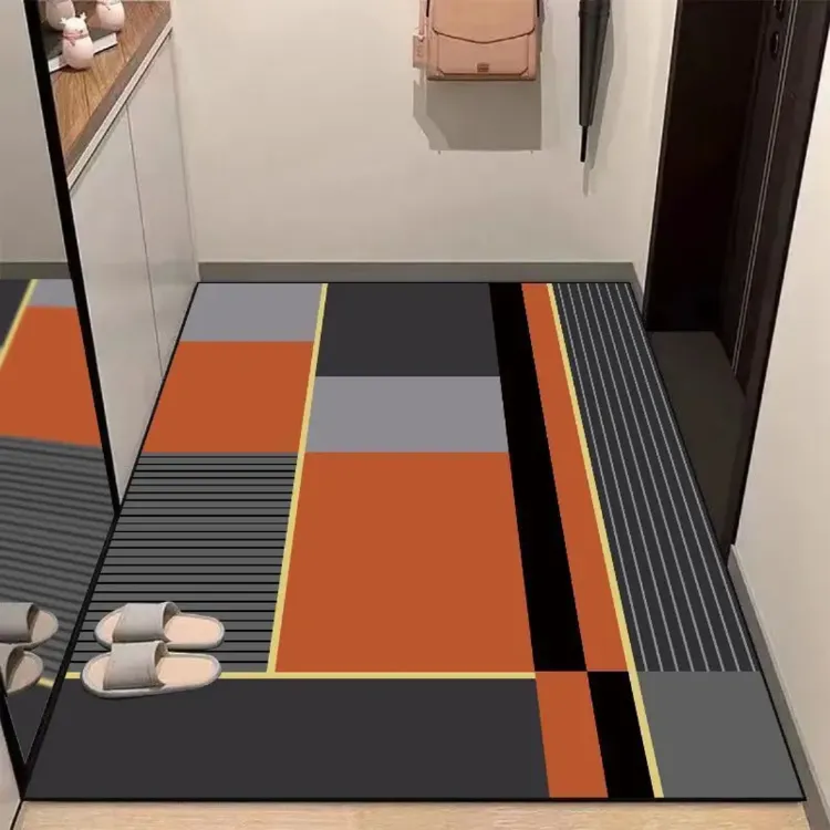 地垫门口入户门地垫硅藻泥加厚满铺防滑垫厨房脚踩垫卫生间好物