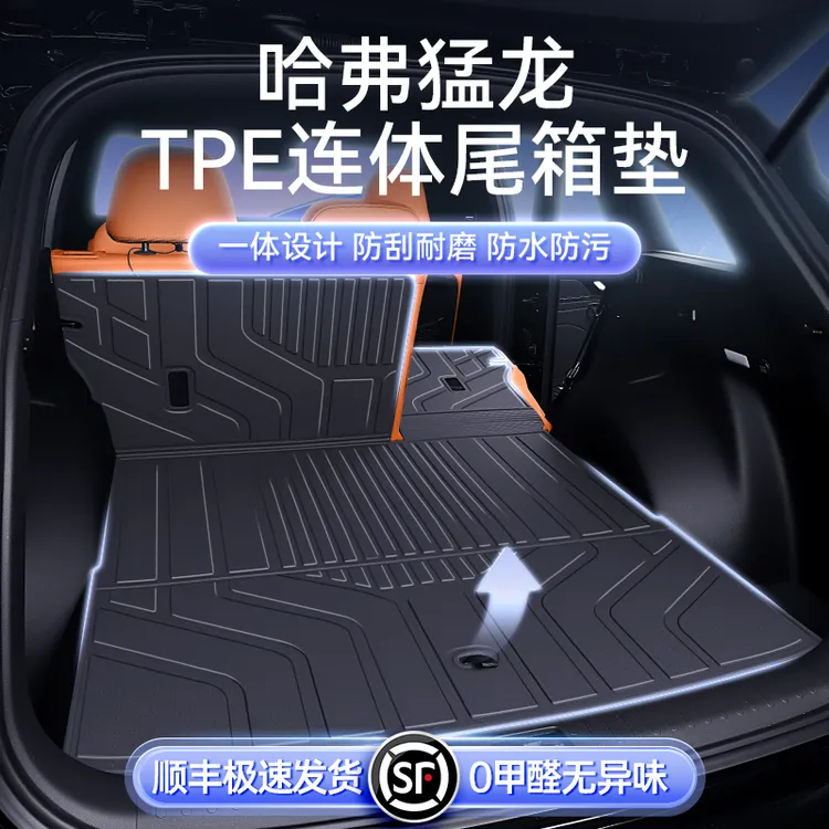 适用于哈弗猛龙后备箱垫TPE25款汽车一体式尾箱垫改装饰配件用品