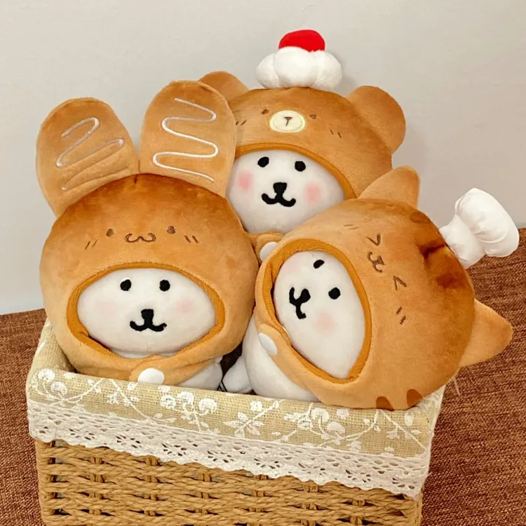 自嘲熊娃衣水豚噜噜娃衣10cm拉布布衣服套装背带裤连体衣服帽子