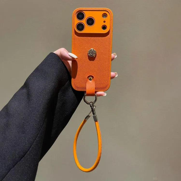 立体山茶花适用苹果17promax手机壳新款17pro创意17air小众高级感