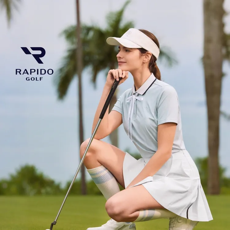 【26新品】RAPIDO睿必度春女士高尔夫城市轻户外POLO短袖VP6242P12