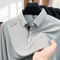 【奥莱大牌】两棵树！四合扣款翻领男装男士秋季舒适上衣长袖Polo衫