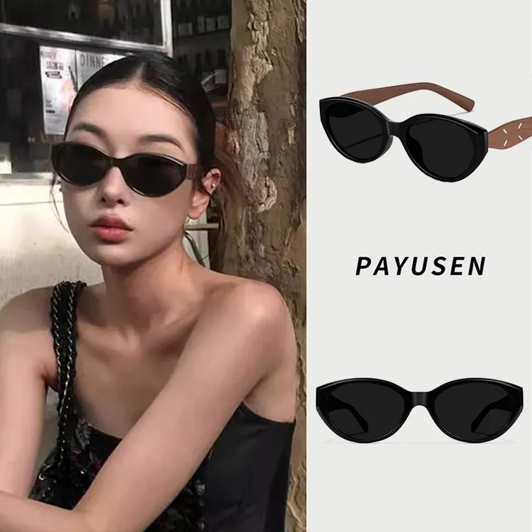 2025年夏季网红猫眼墨镜女高级感ins韩版偏光太阳镜夏日防紫外线商品图