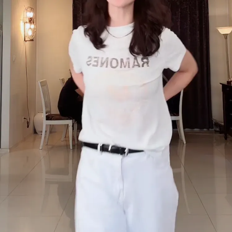 2025新款春夏彩色鹰标时尚百搭短袖T恤LK2502729