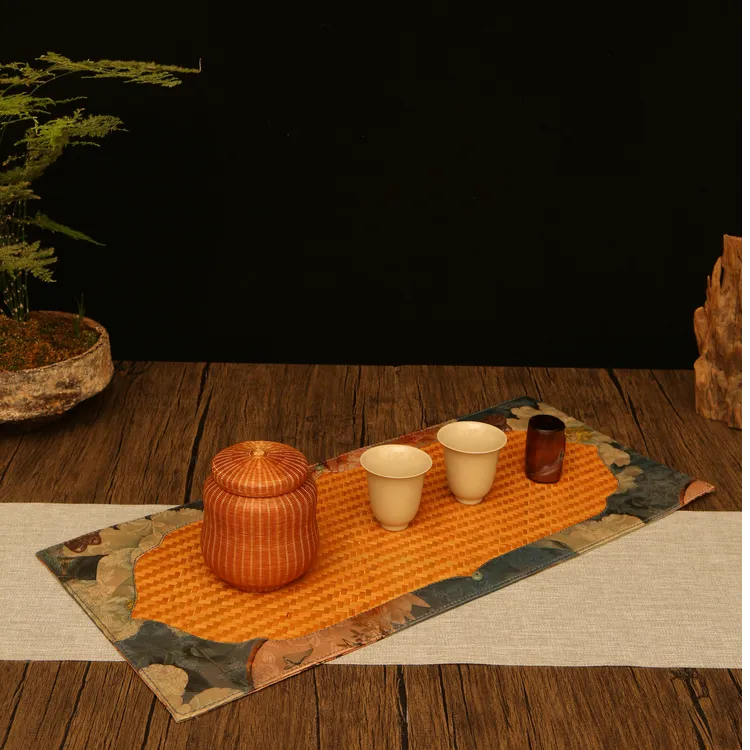 【姐夫专属】缎面印花茶垫  如意中式（XJDM44）