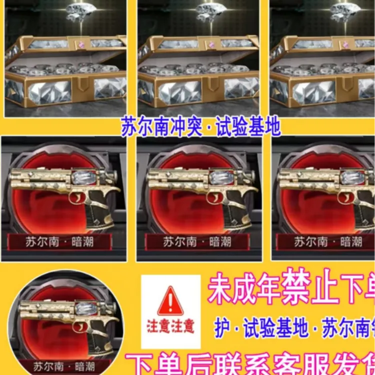 和平精英地铁游戏装备逃生苏尔南暗潮金狗牌钻石轩辕套【猛攻专属】