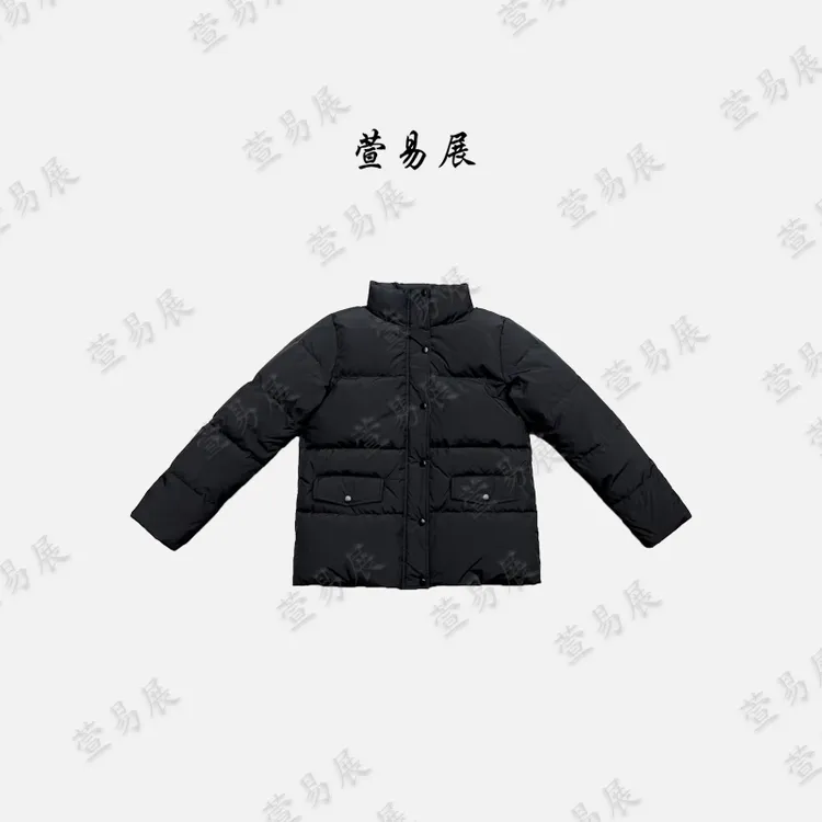 萱易展-“黑武士”90白鹅绒极寒系列防风腰带极简鹅绒服-WT101701