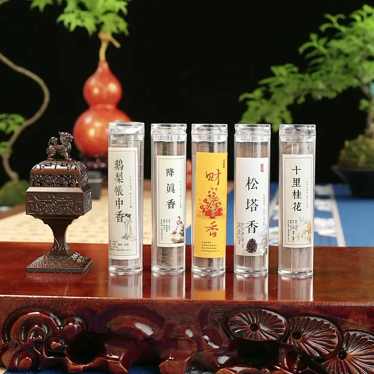 【6件套装】仙鹤宫灯香炉家居室内小祥云鹅梨+松塔+降真+财库+桂花商品图
