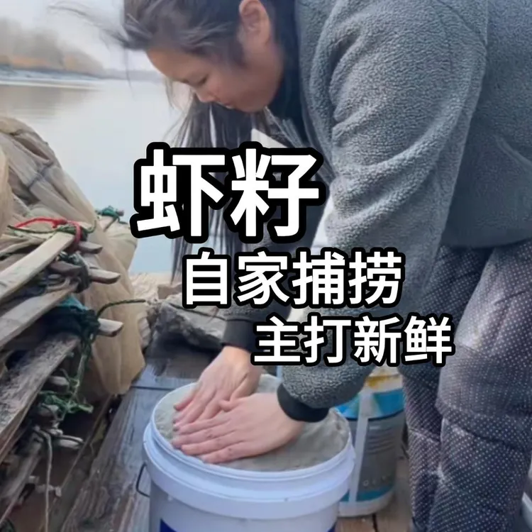 灌南特产 北陈集潮河新鲜虾籽