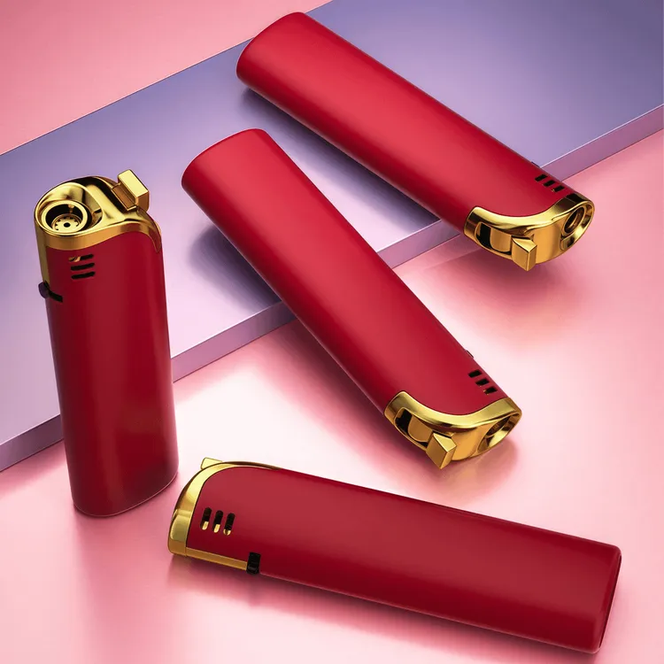金属蓝焰防风打火机2025新款创意打火机男生充气打火机防风可定制商品图
