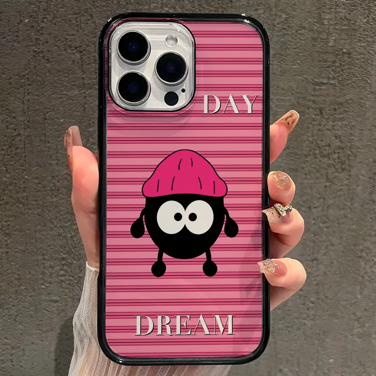 【AI键保护】小黑豆适用苹果16promax手机壳iphone15新款14少女心