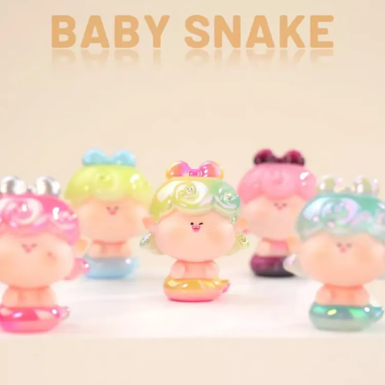 【阿玛莉莉丝-小蛇萌粒】阿嫲家正版盲盒手办可爱礼品礼物PVC设计款