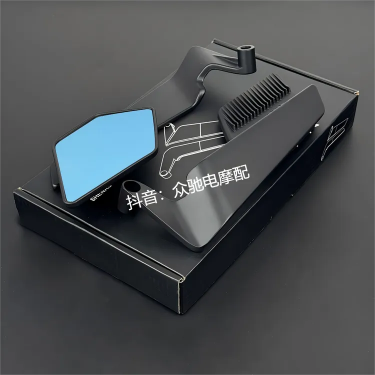 适用极核电摩小牛九号电摩改装镜座款定风翼可旋转后视镜车型直上