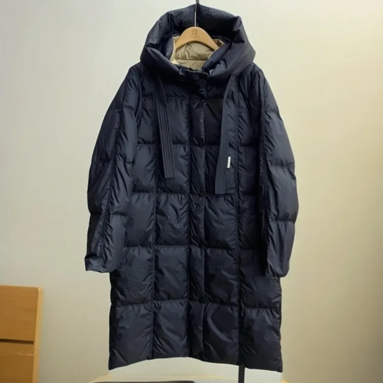 水淼25年冬季新款1403-时尚百搭 长款羽绒服