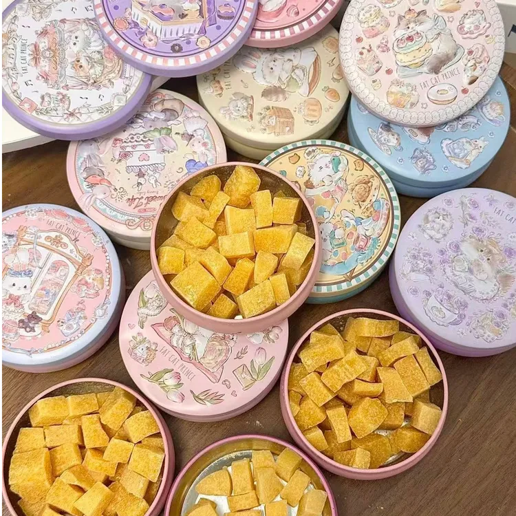 喜糖古早百草梨膏糖甜美罐装手工润糖甜妹可爱罐装送女友送男友