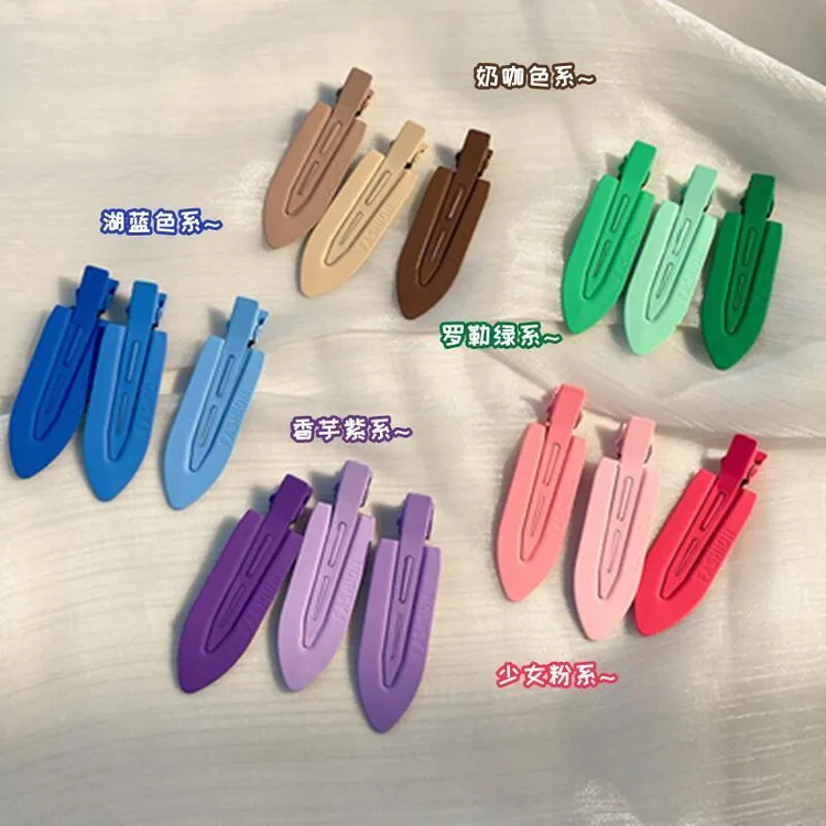 无痕发夹女侧边前额刘海边夹卡子化妆发卡鸭嘴夹子头饰网红ins