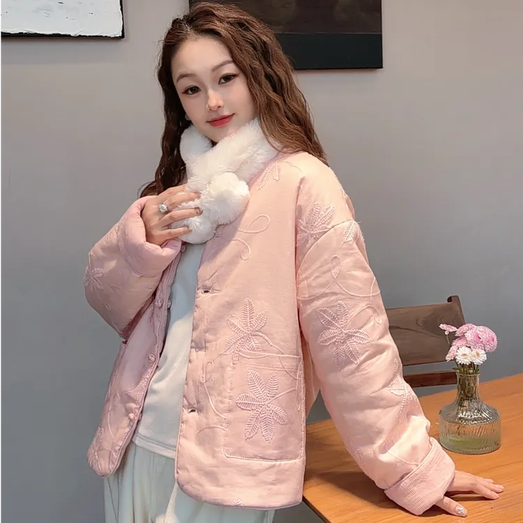 【新疆棉花棉服*不是丝棉】国风棉服女新中式加厚款(零下5度)