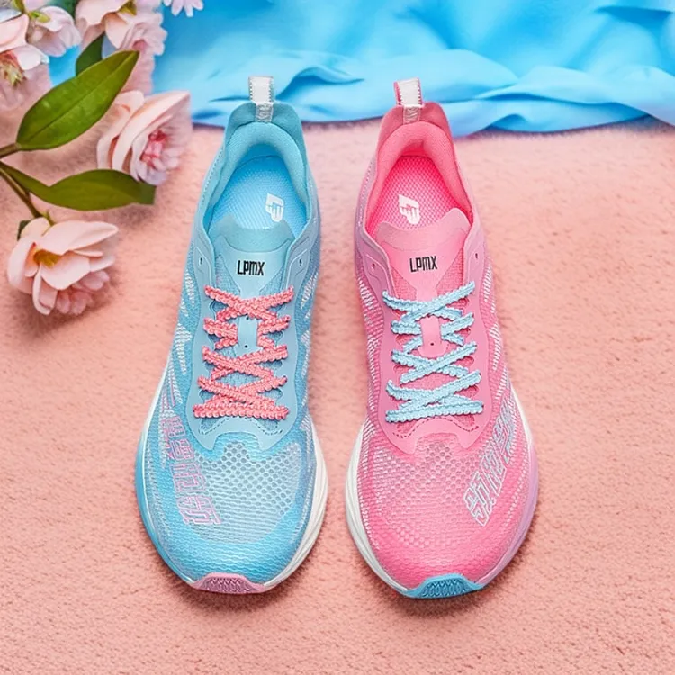 鸳鸯全掌碳板跑鞋女款专用男款2025新款薄底运动减震马拉松跑步鞋