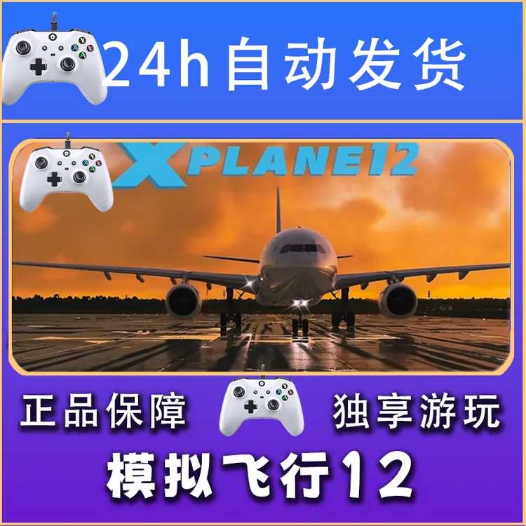 【畅销】模拟飞行12 STEAM游戏手柄安卓IOS手柄激活入库