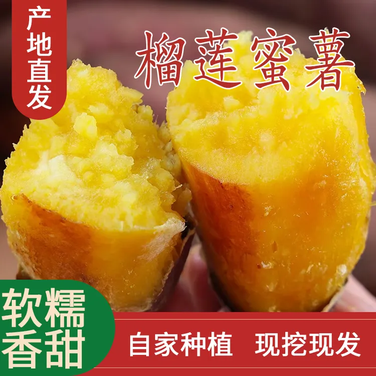 【坏果包赔】榴莲蜜薯云南高山云南沙地香甜可烤蒸香甜粉糯4.5斤