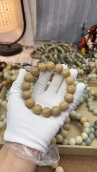 菩提根/象牙果手串15*16干磨163