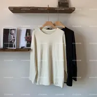 【花花菜】’棉花糖‘  秋冬新款澳绒圆领高弹简约T恤打底衫