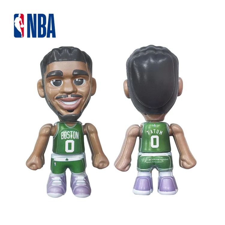 NBA官方正品球星玩偶3D立体贴纸球星库里詹姆斯东契奇塔图姆周边