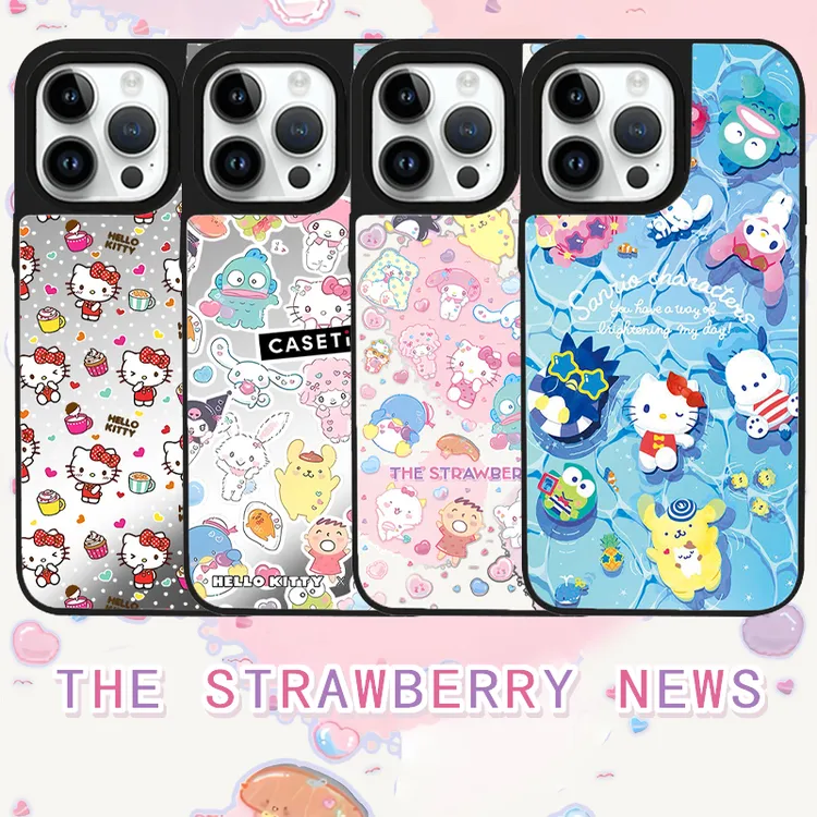 联名三丽鸥手机壳air适用iPhone17promax16苹果15镜面14库13