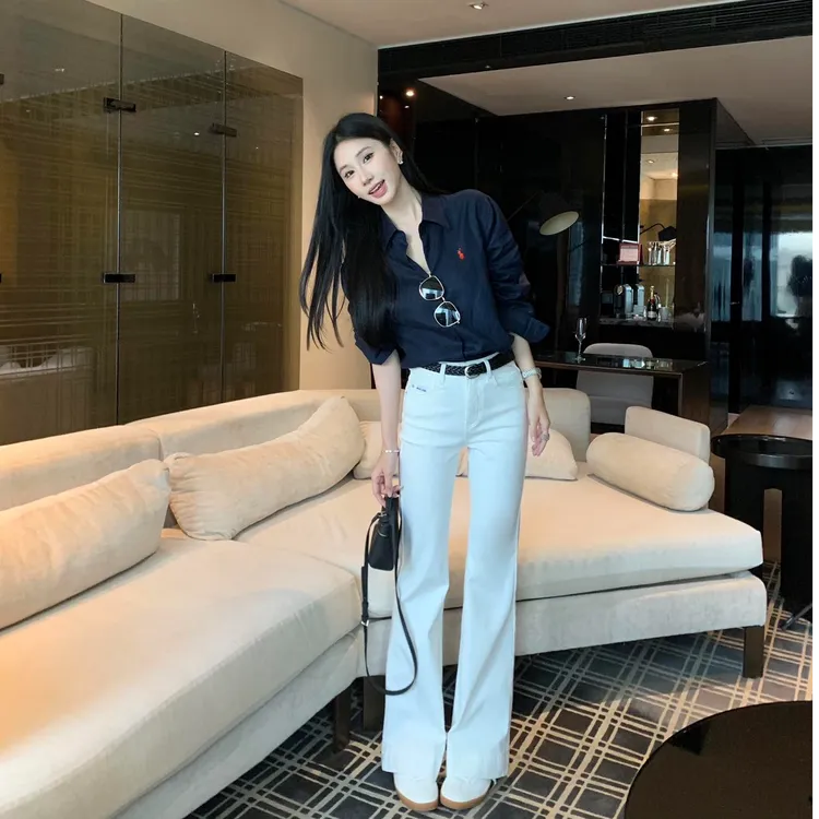 2025新款早秋套装女慵懒高级感长袖衬衫宽松开衫外搭上衣显瘦裤子