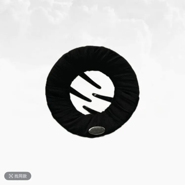 网红瑜伽运动无痕无压感零压力手工创意扁平发夹后脑勺盘发夹商品图