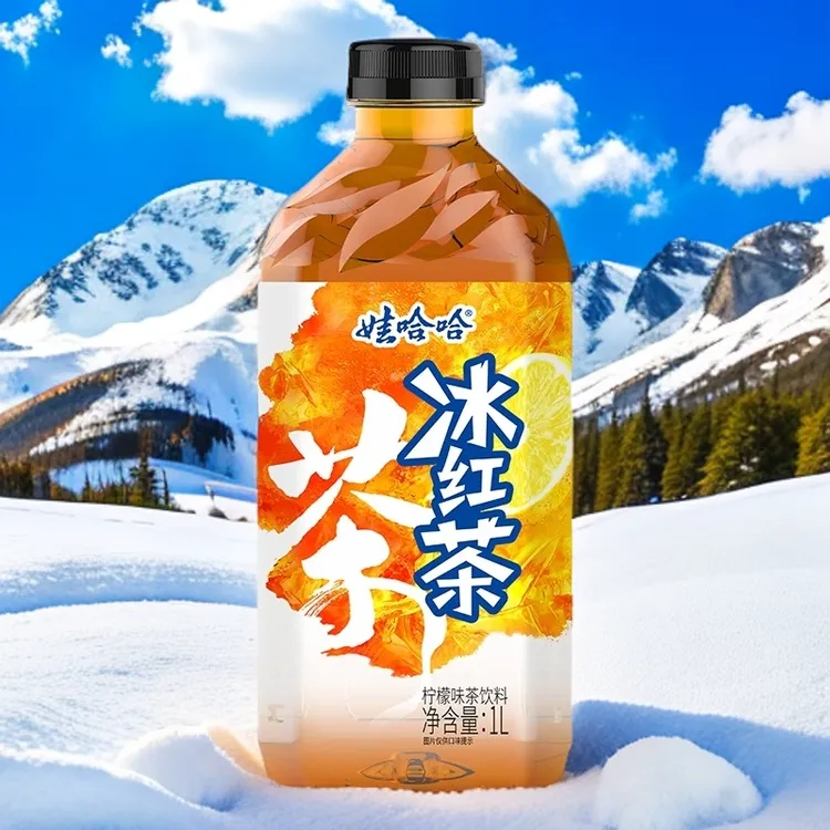 娃哈哈冰红茶1L装大容量装经典配方一口畅爽运动时刻柠檬酸甜清香