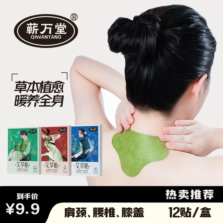【蕲万堂】艾草贴 肩颈/腰椎/膝盖 家用透气养生发热缓解 12片/盒