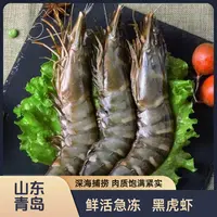 【一霏】超大黑虎虾10/15规格一斤7-8只3斤21-26只左右