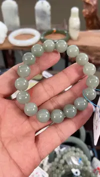 手串未镶嵌和田玉卡12且末吐拉牧场圆珠9009408