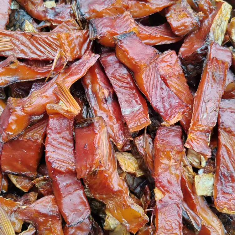 湖南湘西草鱼块农家特产湖南风味腊鱼块农家手工制作柴火鱼干制品