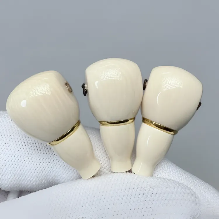 天然猛犸象原生冰料精工分体腰带款三通饰品DIY三通配饰