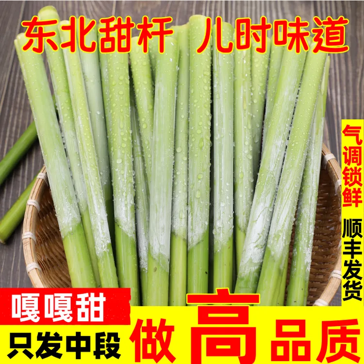 东北特产甜杆儿时味道小时候回忆甜芦粟东北甜杆嘎嘎甜保鲜发货