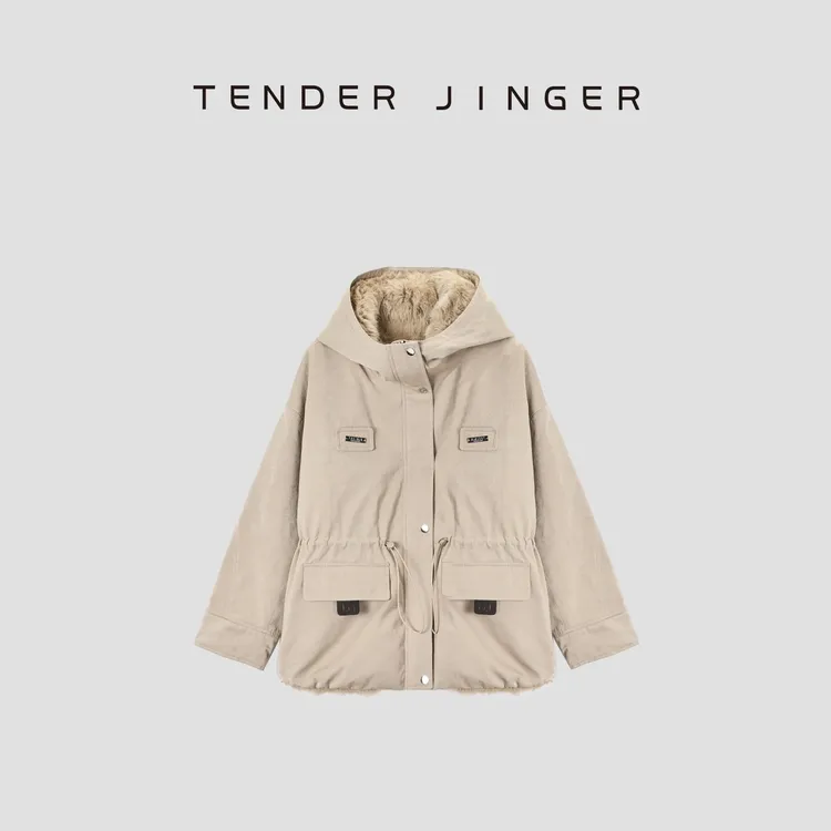 Tender Jinger|线下专供 抽绳收腰休闲连帽外套T54MYY50148