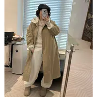 MEET   秋冬季高品质韩系连帽风衣棉服