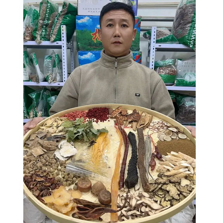 好男人翘翘人参27味泡酒料瓶装一件