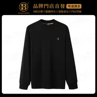巴宝绅秋冬新款黑色百搭休闲时尚潮流简约小立领长袖打底衫